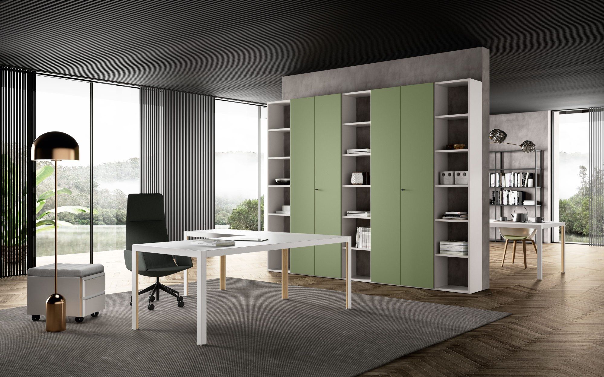 Лакированный деревянный стол About Office Hype ARCH-00081122 - Вид №1