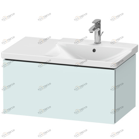 LC614700909 L-Cube Тумбочка подвесная Светло-голубой матовый декор Duravit