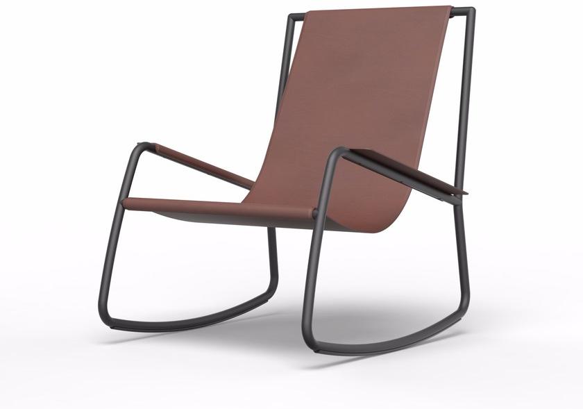 Living Divani Кресло-качалка из кожи sun-id-1449804 - Вид №2