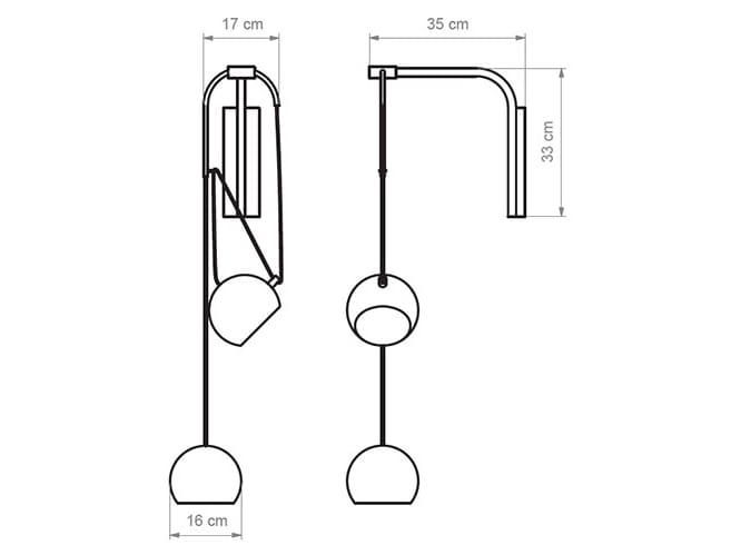 Регулируемый металлический светодиодный настенный светильник luxcambra SIRIUS A ARCH-00126847 - Вид №2