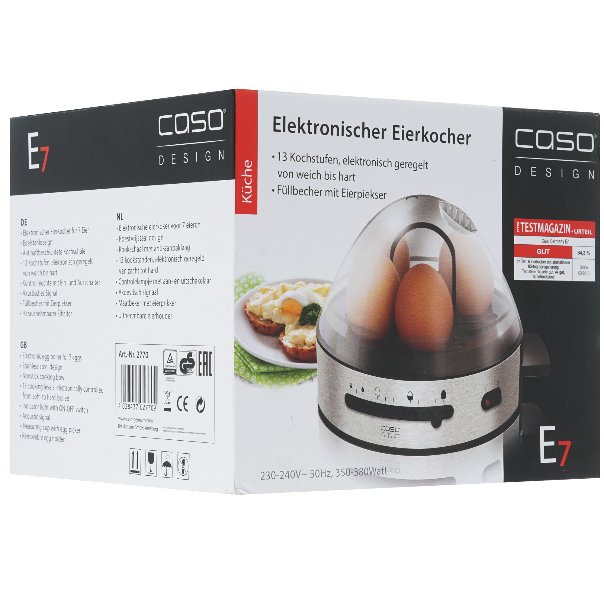 1115109 Яйцеварка CASO E 7 серебристый STDN-0098790 - Вид №6