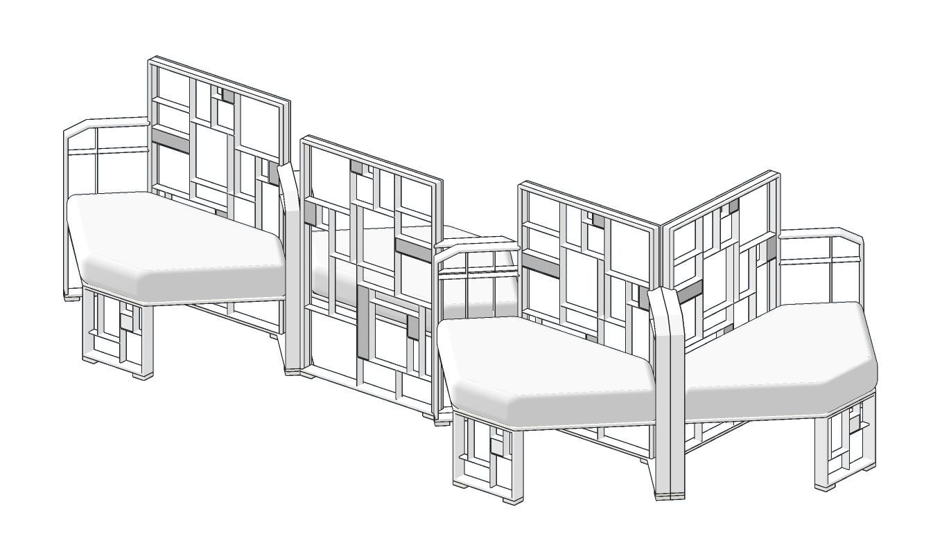 Латунное кресло с подлокотниками Galbiati Exclusive Interiors ARCH-00031287 - Вид №4