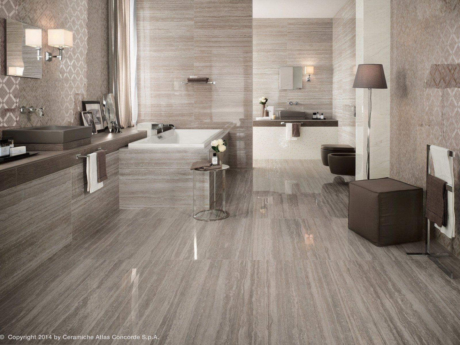 Пол из керамогранита с мраморным эффектом Atlas Concorde Marvel Pro ARCH-00098884 - Вид №16