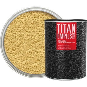Грунт-эмаль 3 в 1 Ореол Titan молотковая цвет золотой 0.8 кг 84439779 STLM-2166994