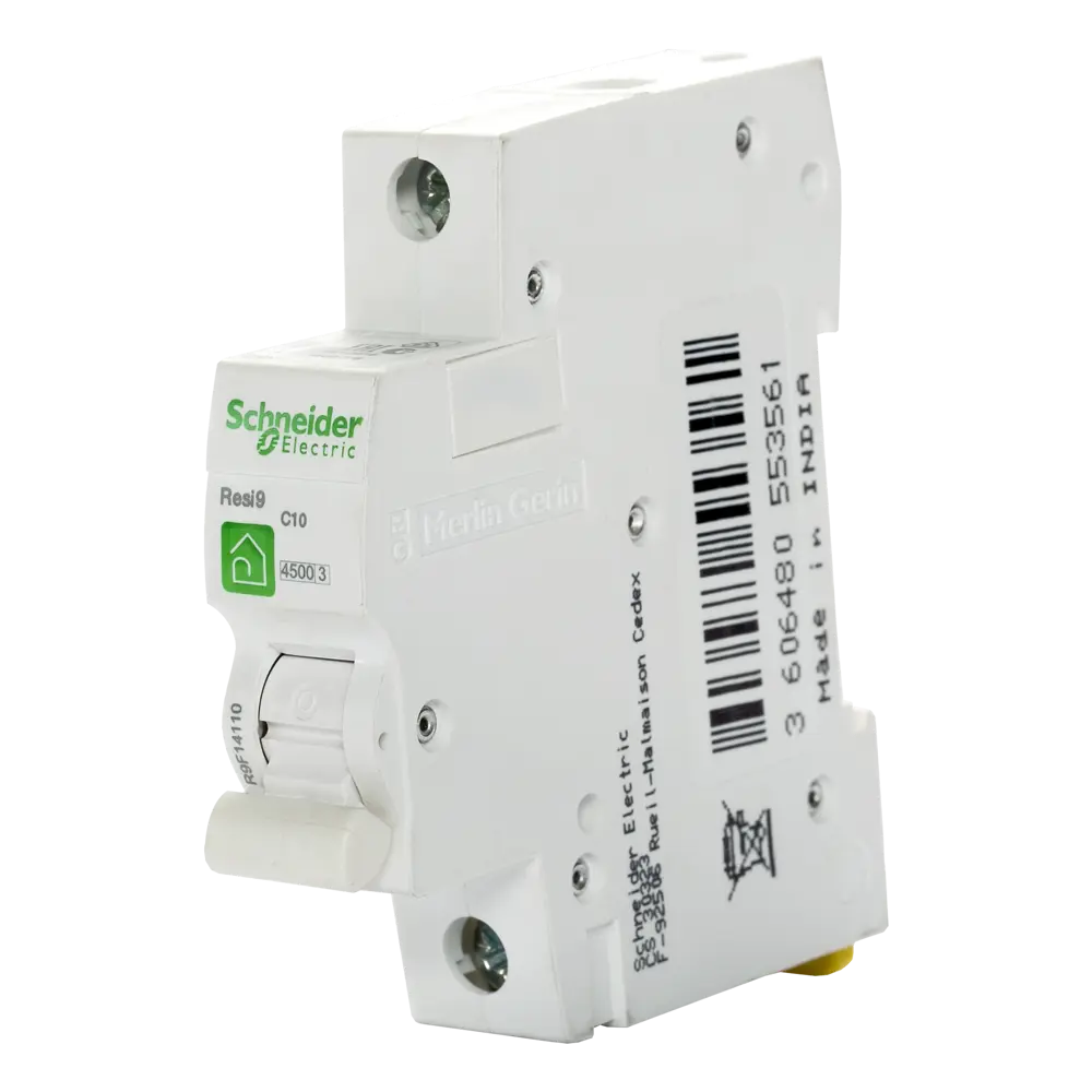Выключатель автоматический Schneider Electric Resi9 1 полюс 10 A 16584291 STLM-2162718 