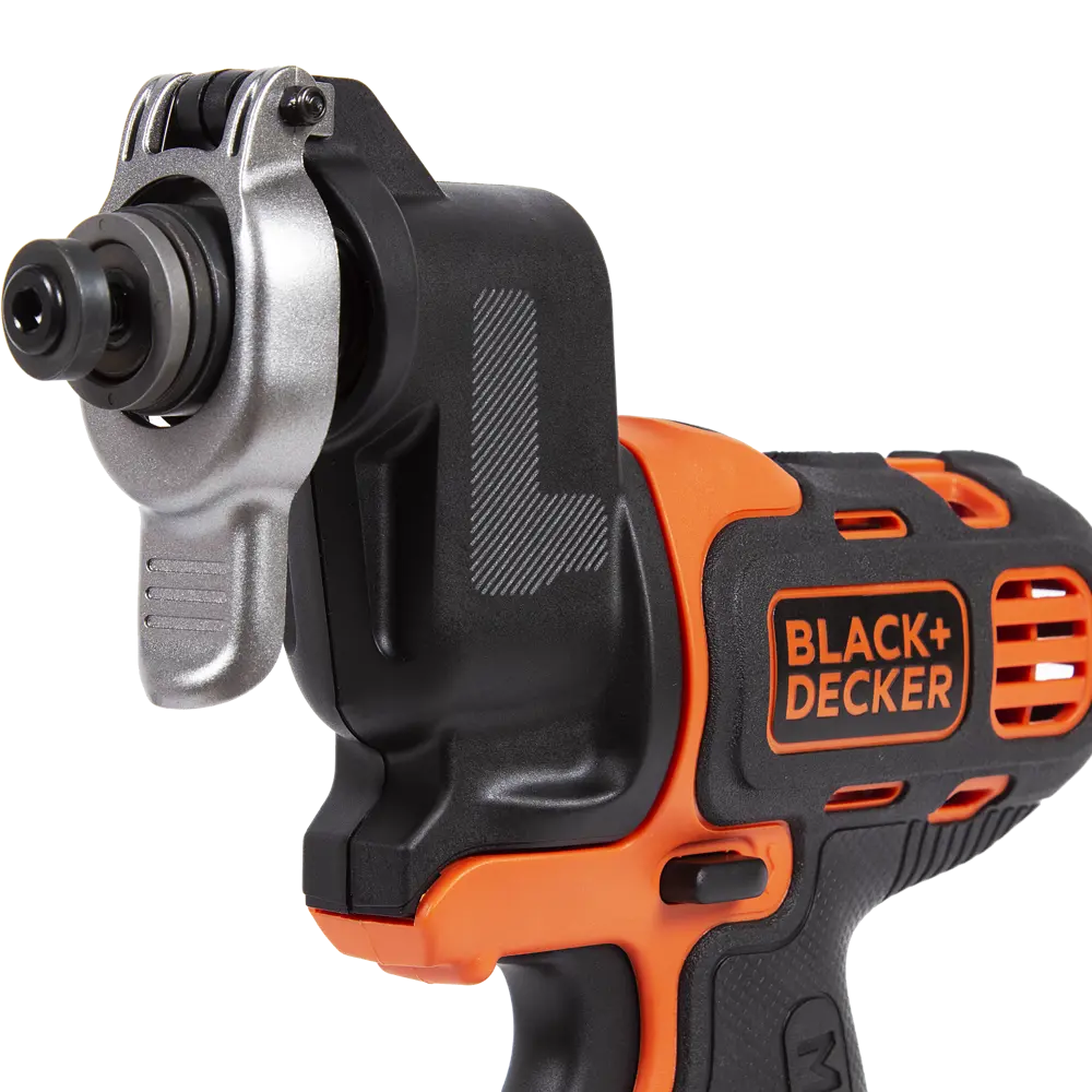 Дрель-шуруповерт аккумуляторная Black&Decker Multievo, 18 В Li-ion 2х1.5 Ач, набор универсальных насадок BLACK + DECKER STLM-2070097 - Вид №5