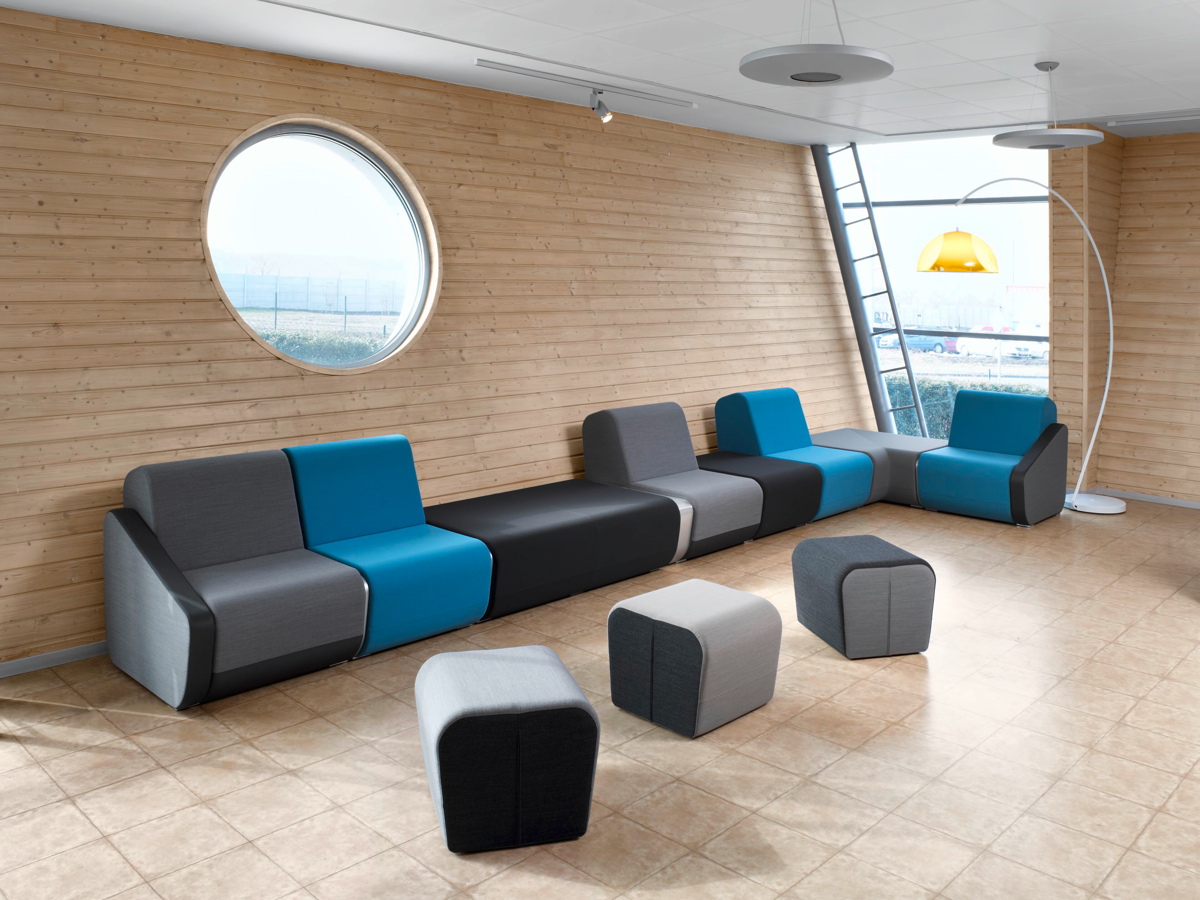 Прямоугольный пуф из ткани LD Seating Open Port ARCH-00036024 - Вид №1