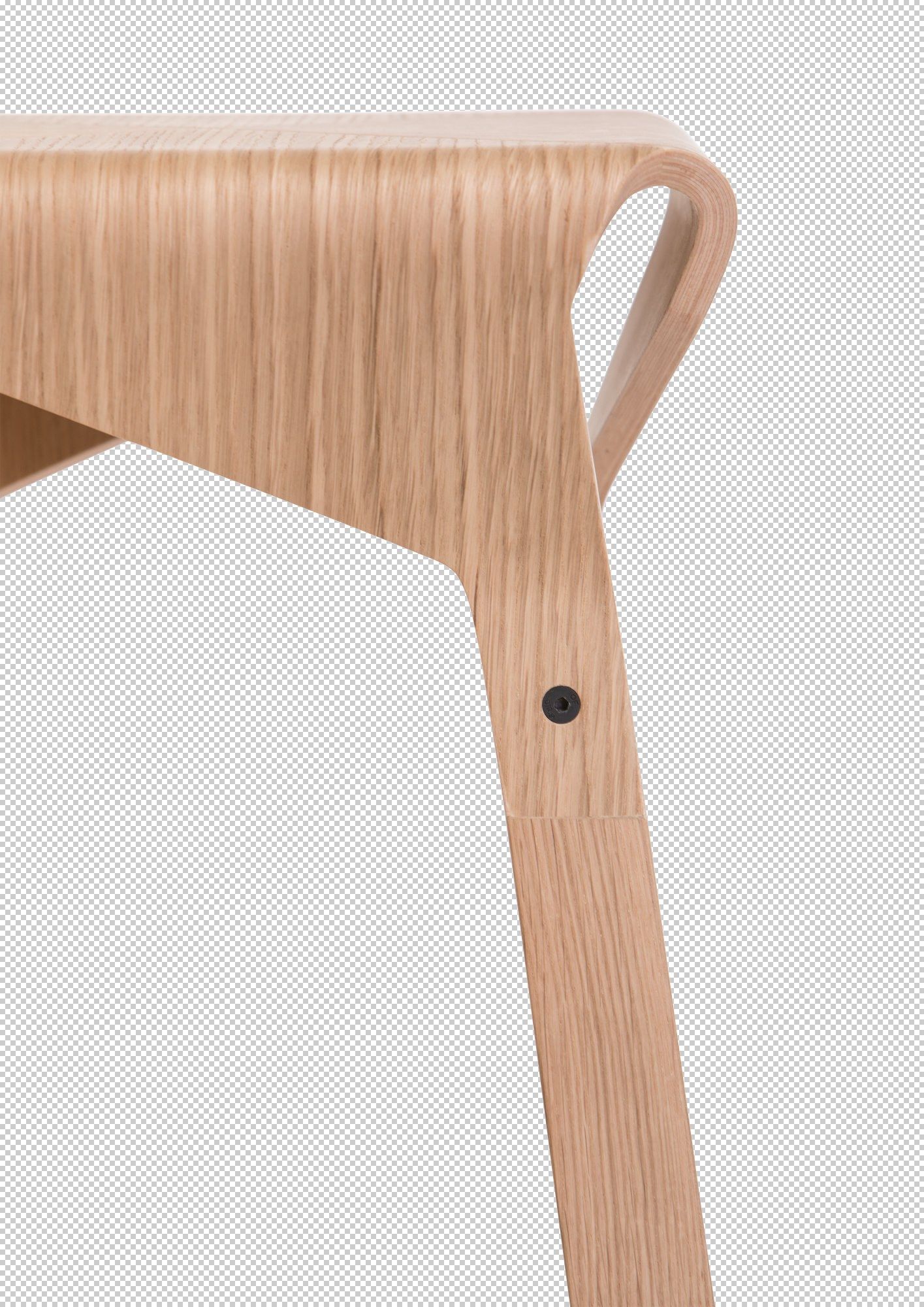 Деревянный низкий стул с подставкой для ног Vergés Naoshima ARCH-00055784 - Вид №3