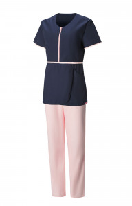 5046680 Костюм Сакура темно-синий светло розовый  Медицинская одежда  размер 54