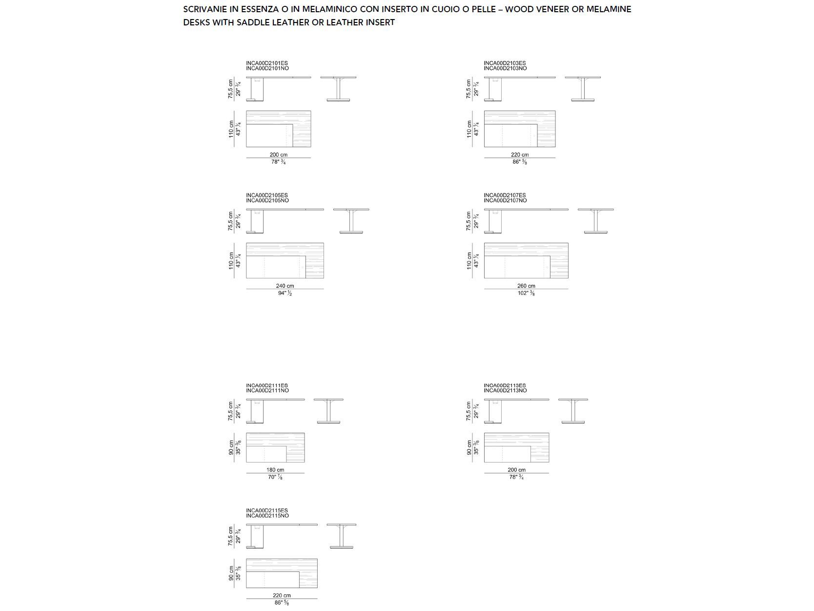 Деревянный направленный угловой стол i 4 Mariani Inca ARCH-00137368 - Вид №20
