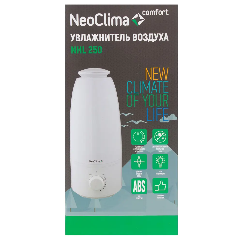 Увлажнитель воздуха ультразвуковой Neoclima NHL-250L цвет чёрно-белый STLM-2023697 - Вид №4