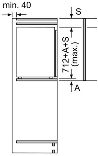 Siemens Вертикальный встраиваемый морозильник с ящиками класса а ++ Iq500 Gi11vad30  - Вид №4