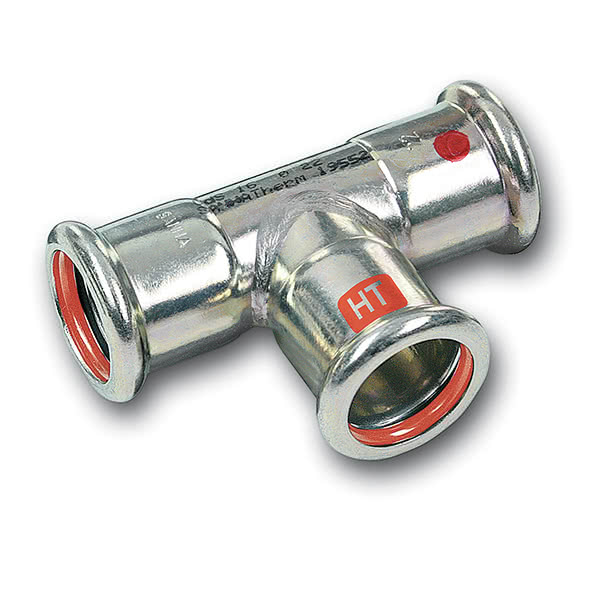 128130352835 SANHA 28130 SANHA-Therm Industry тройник ВПр 35x28x35 мм  - Вид №1