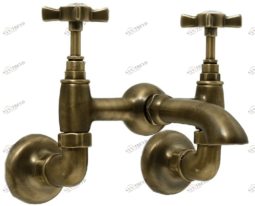 BLEU PROVENCE Настенный кухонный смеситель на два отверстия Rubinetti da cucina Rkf14on