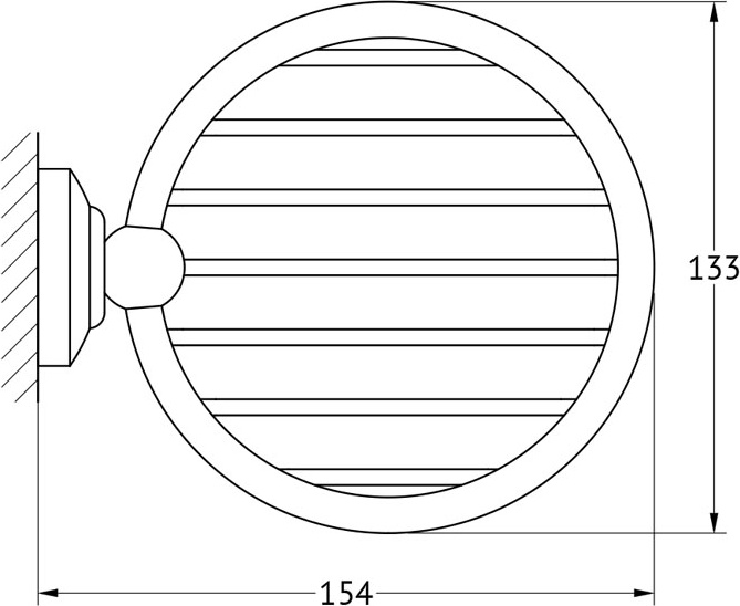 STI 006 Мыльница-решетка 3SC STILMAR CHROME Treesseci 3SC - Вид №1