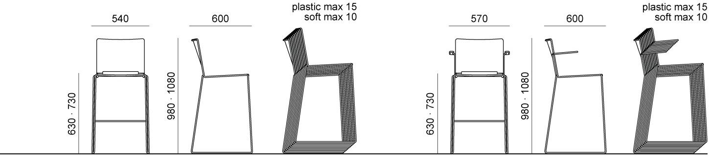 Diemmebi Штабелируемый стул Lafilò sun-id-1447491 - Вид №4