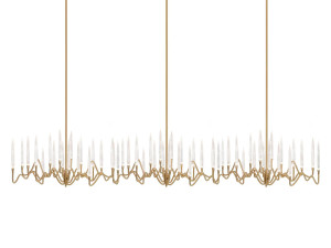 Хрустальная светодиодная люстра ручной работы