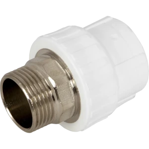 ПОЛИТЭК Муфта комбинированная 32 мм × 1" для соединения полипропиленовых и металлических труб 82198152