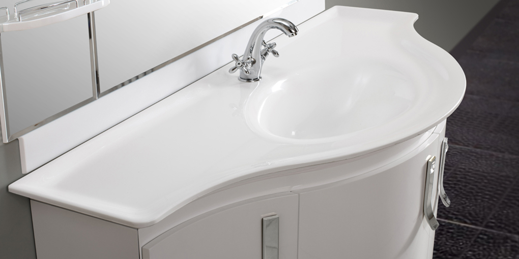 Комплект мебели для ванной Belux Орсе 140 АРКТИКН140 - Вид №1