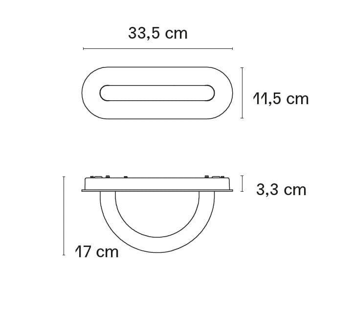 Настенный светильник / стеклянный потолочный светильник FontanaArte Oort ARCH-00113200 - Вид №4