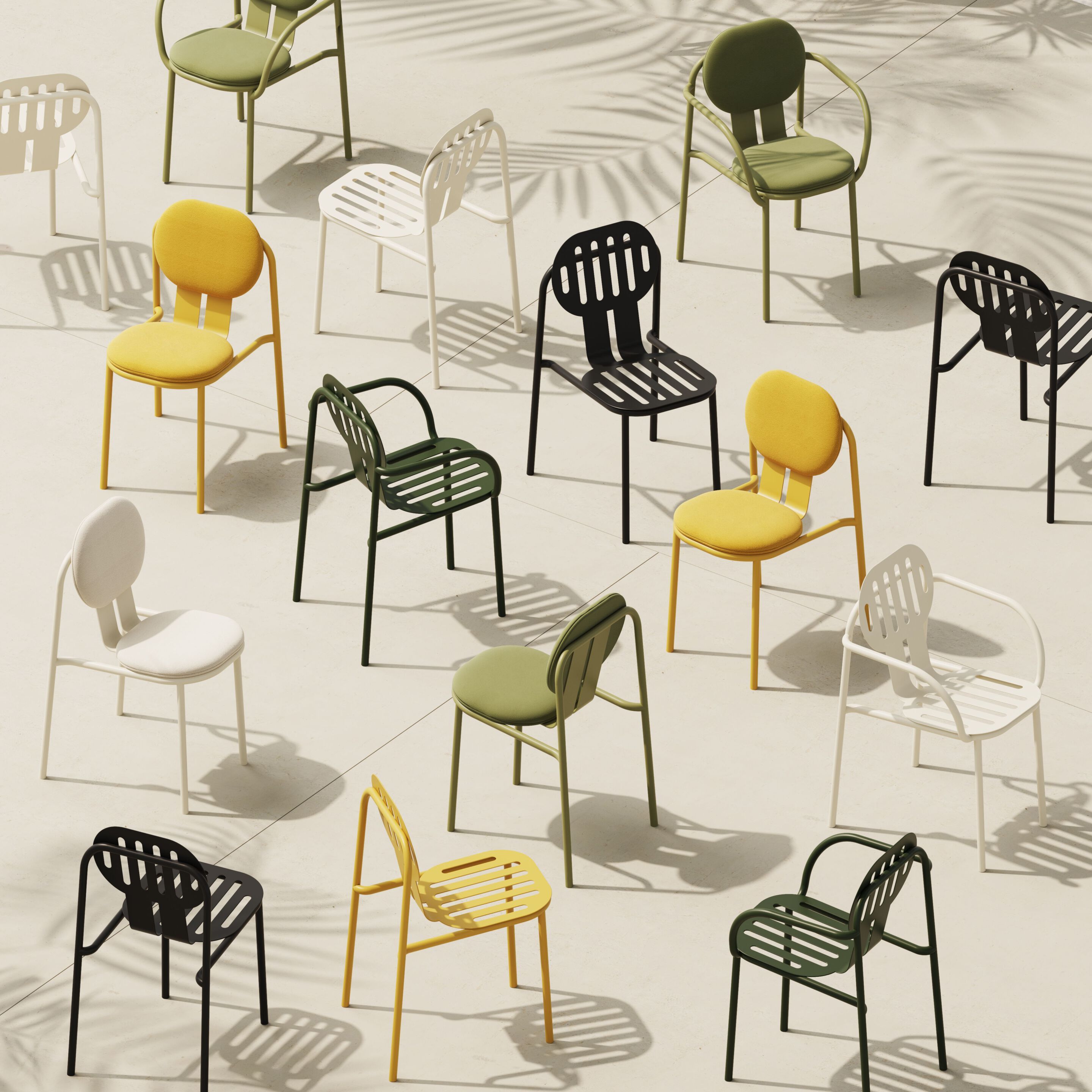 Алюминиевый садовый стул с порошковым покрытием Joyf пустыня ARCH-00124754 - Вид №8