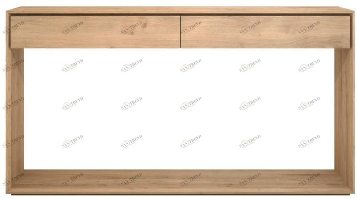 Ethnicraft Консоль из массива дерева с ящиками Oak nordic 51444