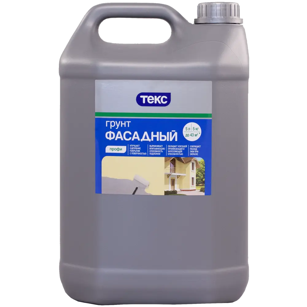 Грунтовка фасадная Текс Профи 5 л 82115802 STLM-2048123 