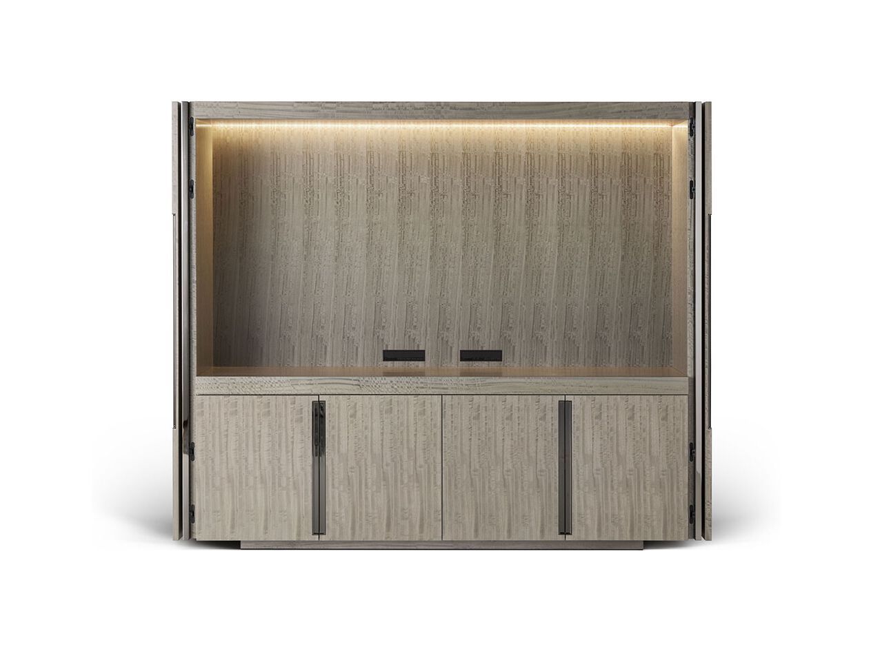 Выдвижной эвкалиптовый ТВ-шкаф OAK Metronome ARCH-00119397