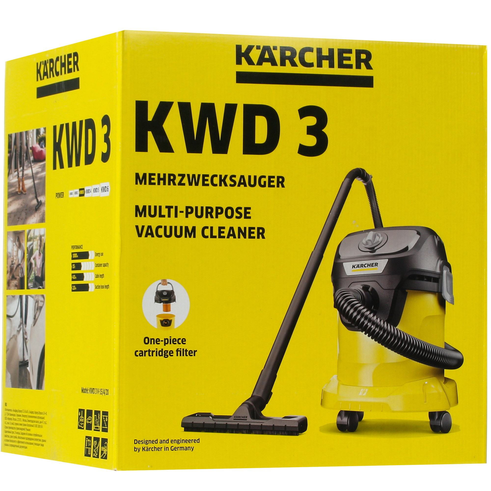 Хозяйственный пылесос  Karcher KWD 3 V-15/4/20 9903843 STDN-0094841 - Вид №13