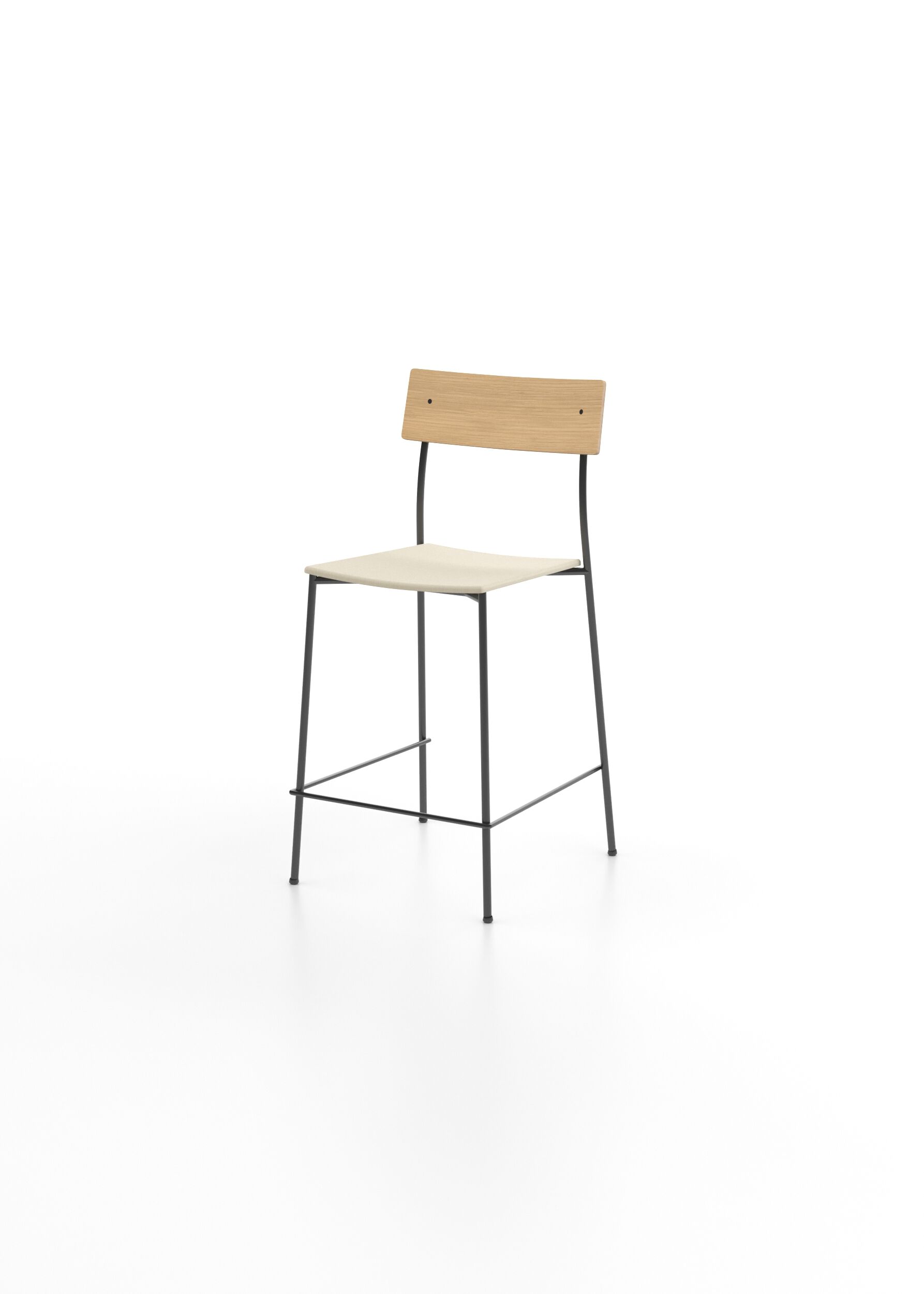 Штабелируемый стул с мягким сиденьем Omelette Editions Alex ARCH-00053286 - Вид №2