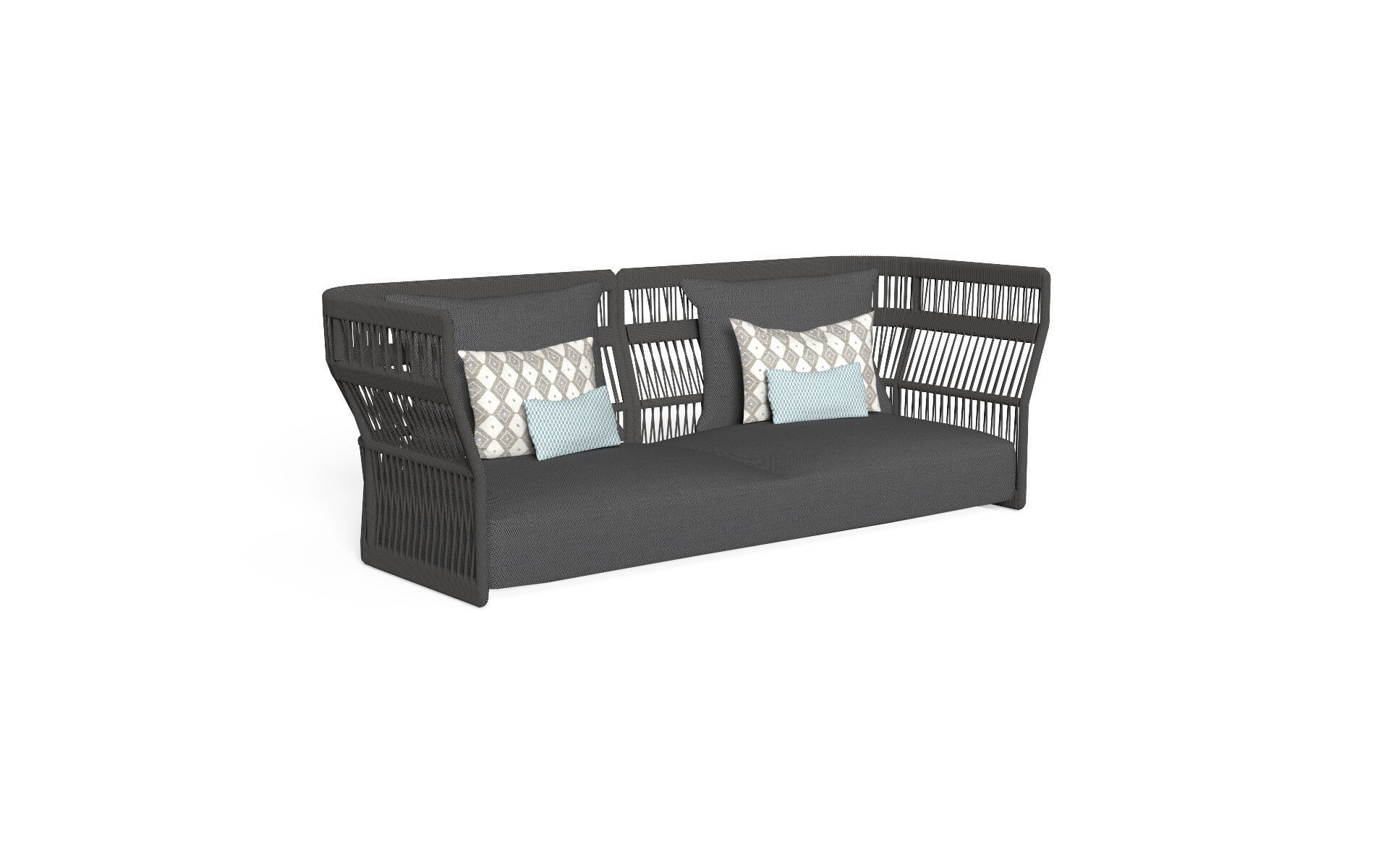 3-местный веревочный садовый диван Talenti ARCH-00133269 - Вид №8