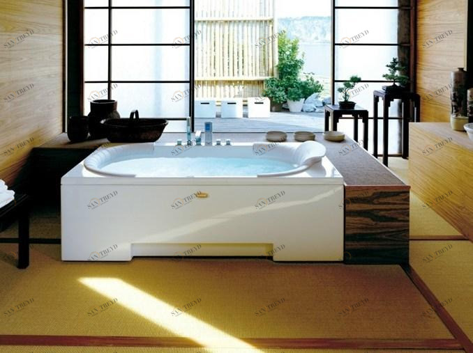 Jacuzzi® Прямоугольная встраиваемая гидромассажная ванна J-sha sun-id-1411347