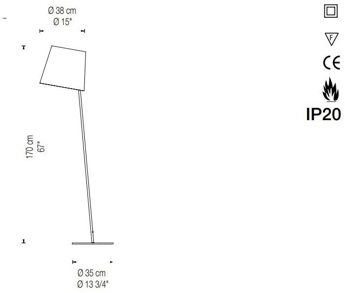 fambuena Светодиодный торшер Excentrica essence 6035 - Вид №3