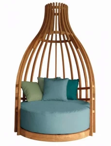 MOBIKA GARDEN Садовый диван в форме иглу из тика Bottle