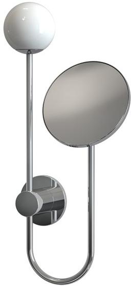 Astro Lighting Настенное металлическое увеличительное зеркало со встроенной подсветкой Capsule 1424001 / 1424003 - Вид №9