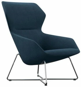 Brunner Вращающееся кресло из ткани с подлокотниками Ray