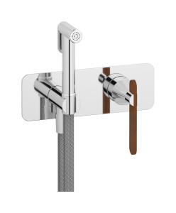 Внешние части гигенического душа со смесителем. WE ARE IB ol306on Chrome Soho