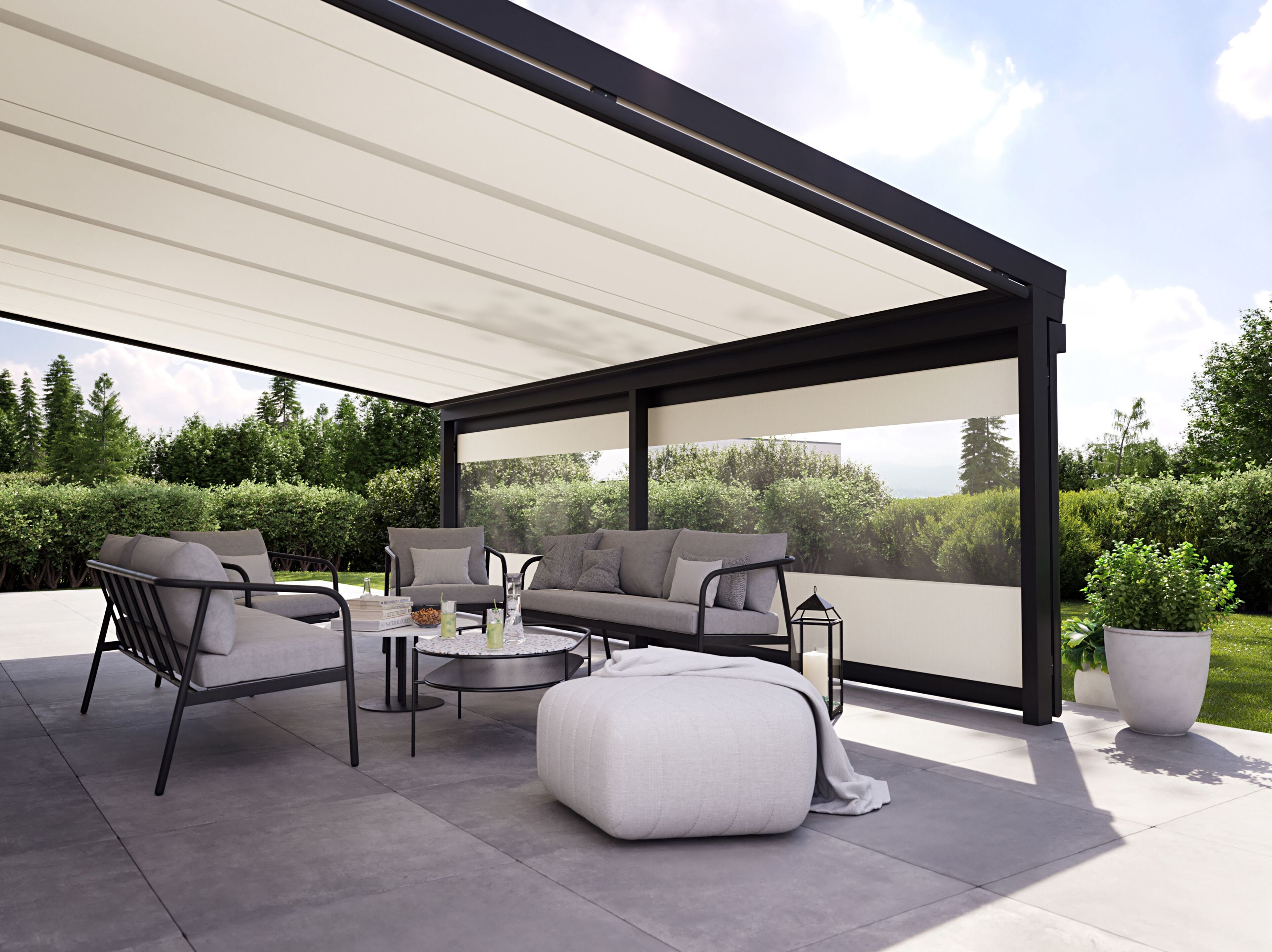 Раздвижной тент с боковыми направляющими markilux MARKILUX 779 ARCH-00078769 - Вид №1