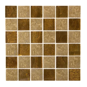 Мозаика Artens, 30х30 см, стекломасса, цвет бежевый 15094046 STLM-2114347