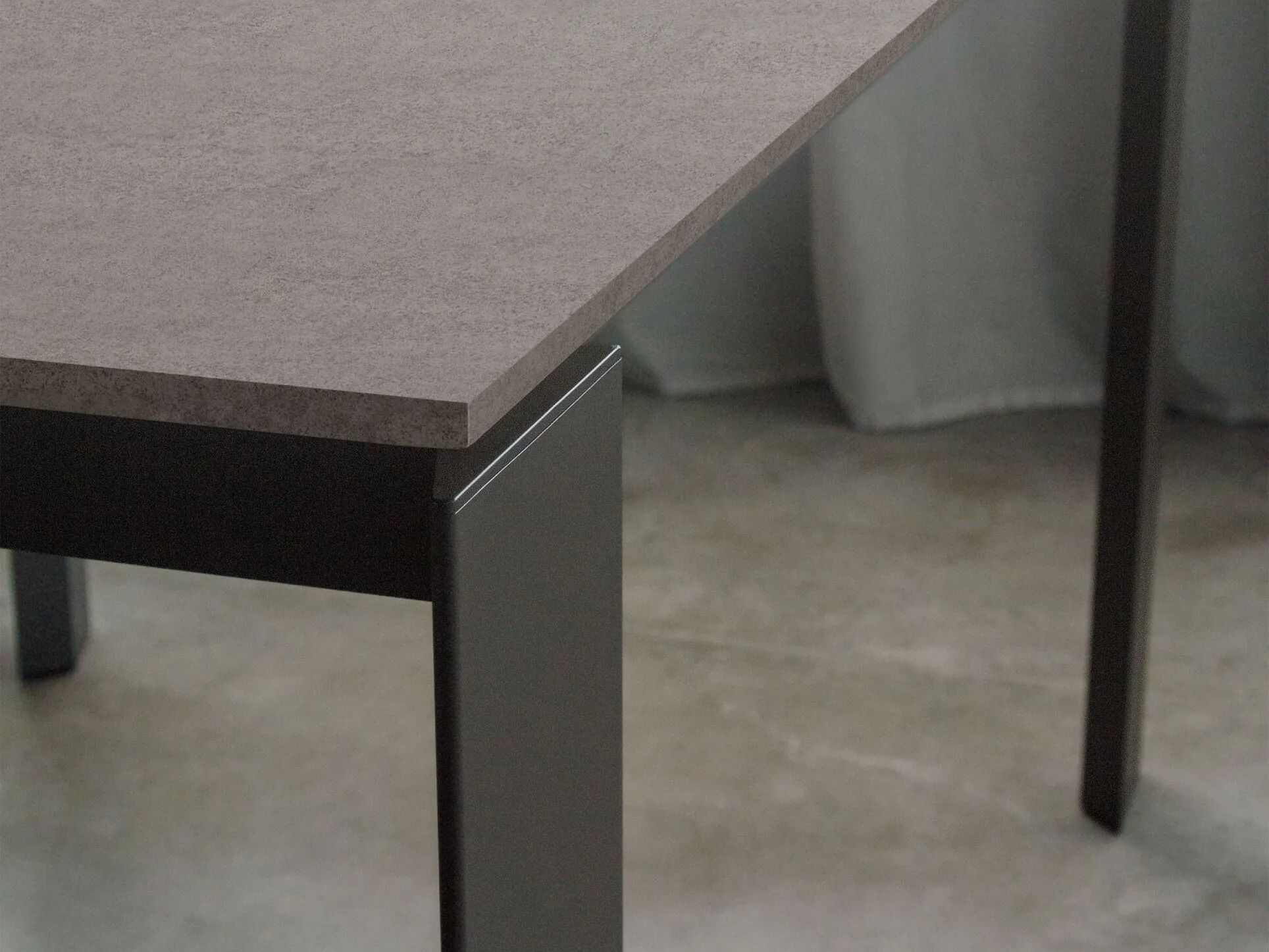 Стальной и Сверхкерамический выдвижной обеденный стол Bontempi Casa PASCAL ARCH-00061066 - Вид №4