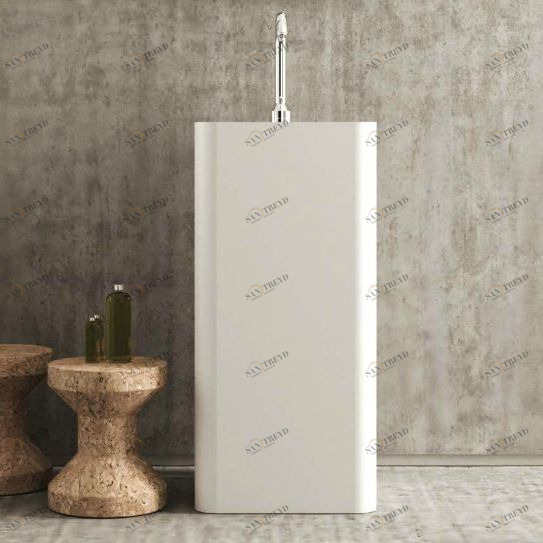 47039 Напольная раковина стоящая квадратная MOMA Design 