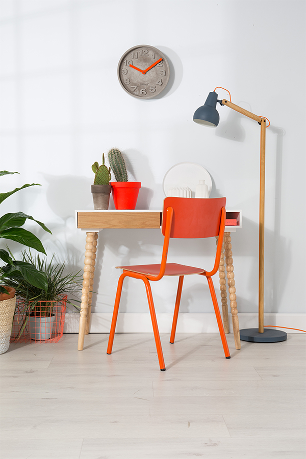 Стул Back to School серый Zuiver 1100286 - Вид №2