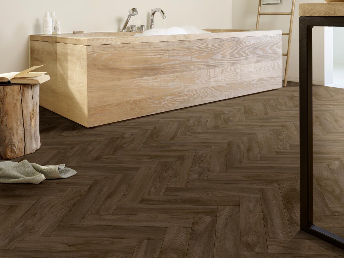 Нескользящий виниловый пол с эффектом дерева BEAUFLOR Tex-style ARCH-00098786