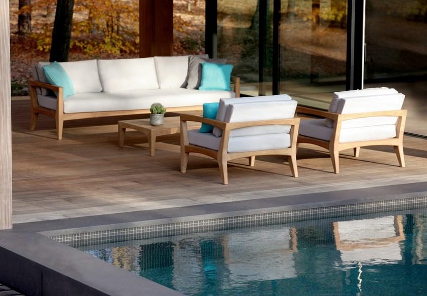 Royal Botania Низкий прямоугольный столик для сада из тика Zenhit sun-id-1463138 - Вид №1