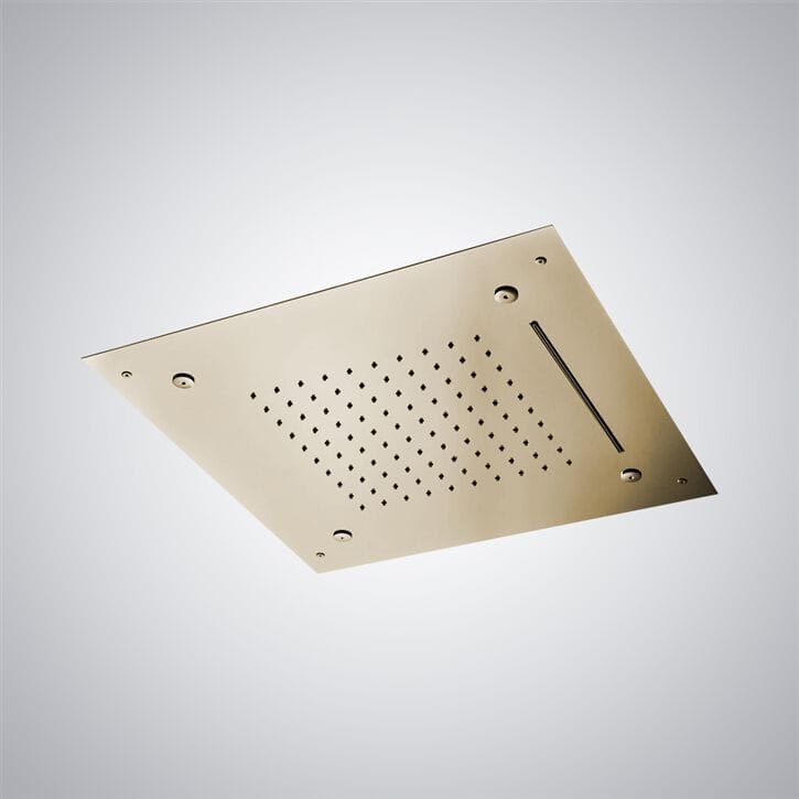 Светодиодная потолочная душевая головка из нержавеющей стали Fontana Showers Luxe Fontaine ARCH-00029537 - Вид №4