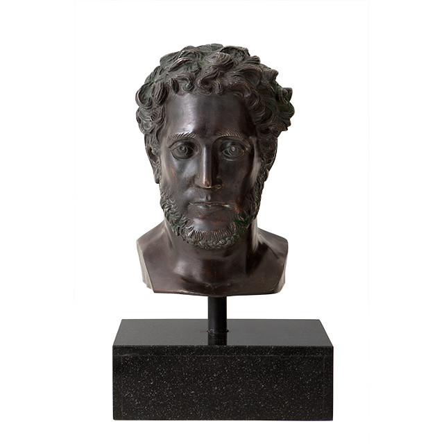 Статуэтка декоративная 60х35 см бронзовая Head Alexandrie EICHHOLTZ EICHHOLTZ 062737 Бронза;черный  - Вид №2