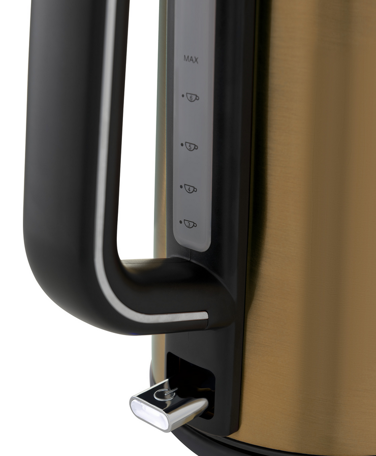 9913742 Электрочайник Tesler KT-1710 бронзовый STDN-0006371 - Вид №2