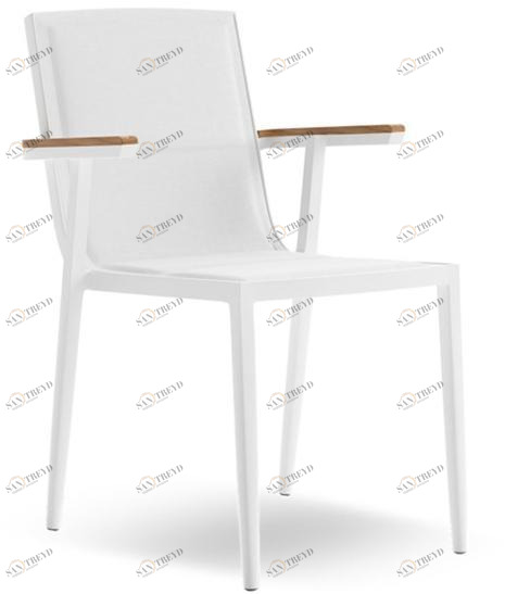 Atmosphera Садовый стул из алюминия с подлокотниками Domino Dm.sb