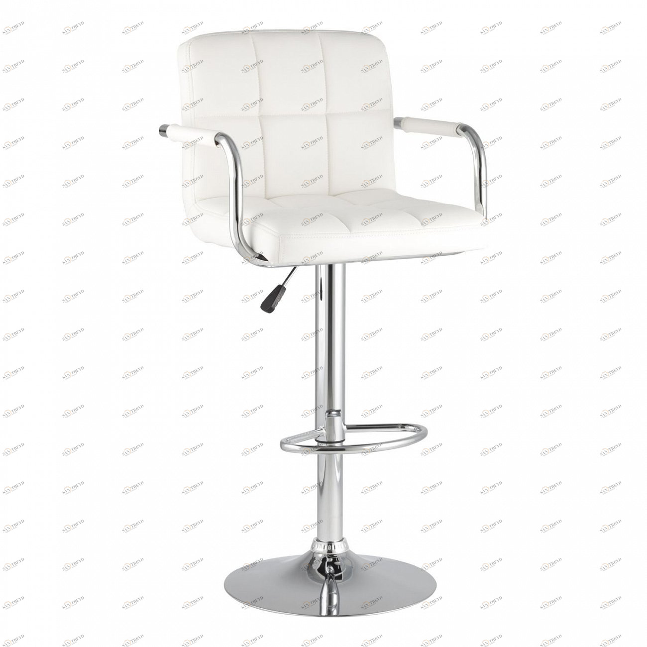 Стул барный регулируемый белый "Малави" STOOL GROUP  00-3882045 Белый 