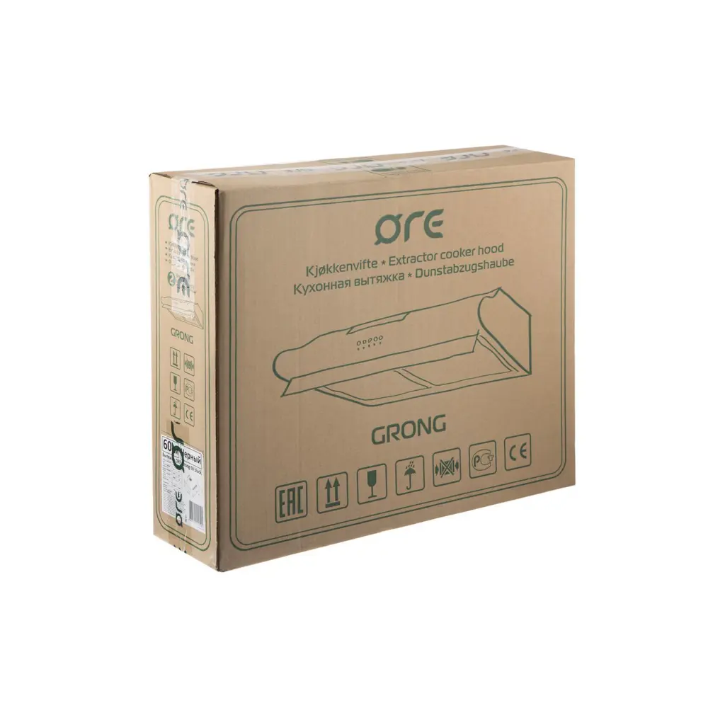 Вытяжка ORE Grong 60, 60 см, цвет чёрный STLM-2017322 - Вид №10